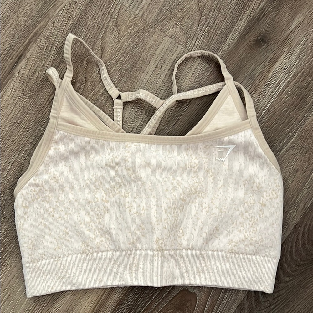 Gymshark Beige Sports Bra